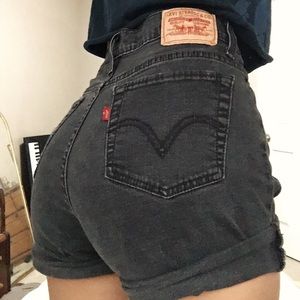 Vintage Black Levi’s Shorts - WILLING TO NEGOTIATE